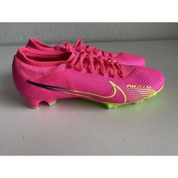 Nike Zoom Mercurial Vapor 15 Pro FG Soccer Cleats Pink DJ5603-605 Men’s Size 13 - Picture 9 of 14
